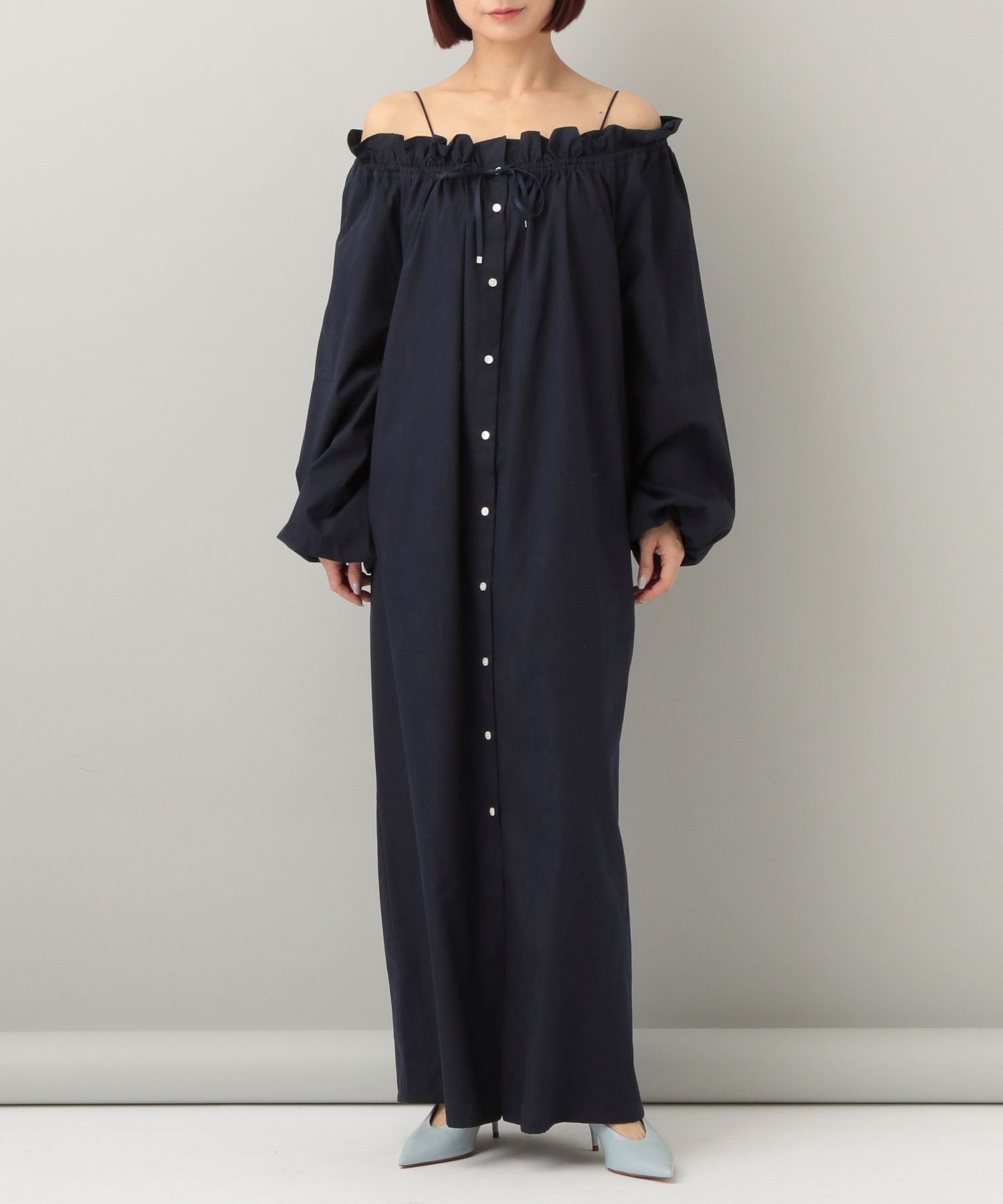 A part by 「オフショルフリルドレス」|ワンピース|