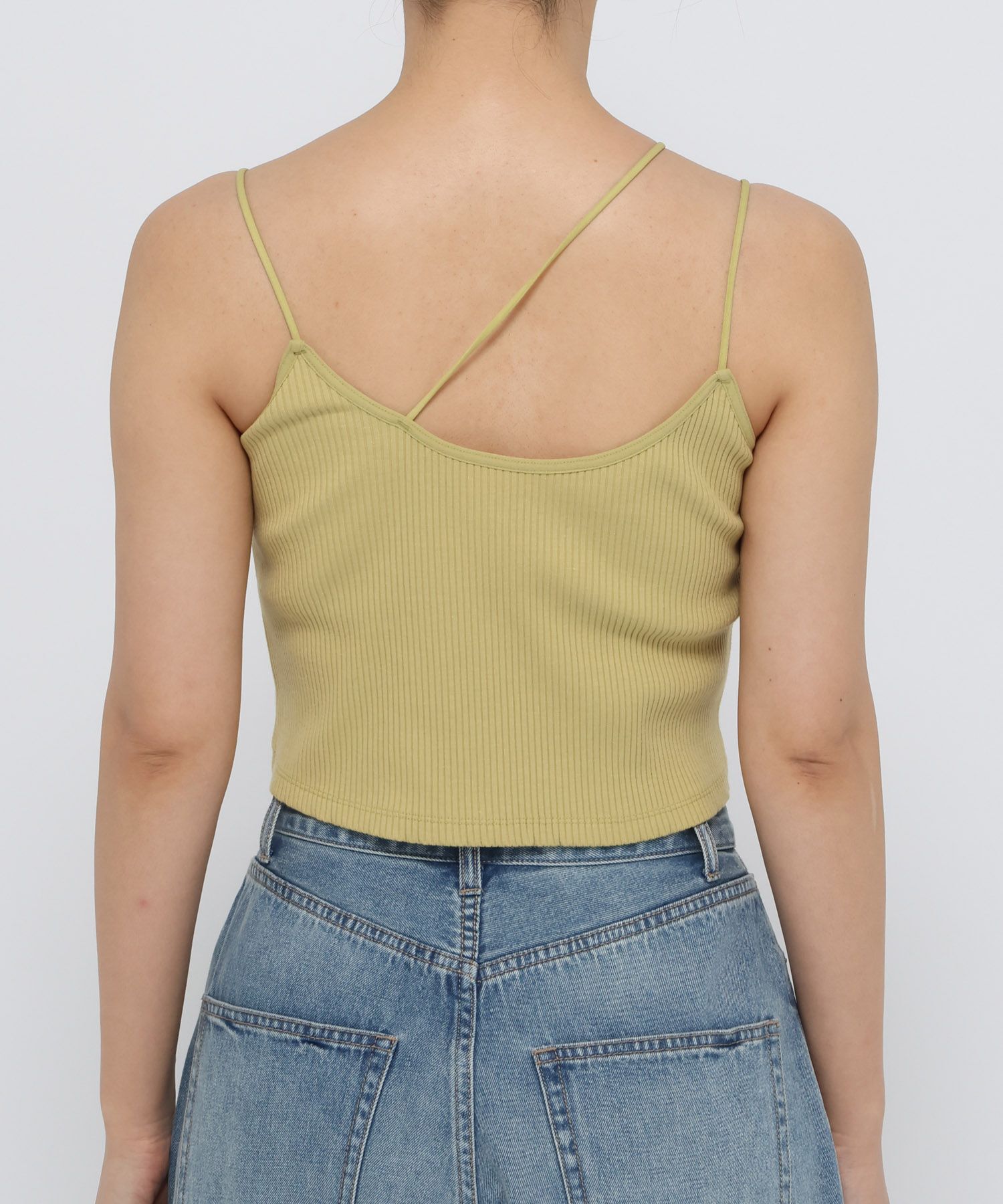 LOWRYS FARM「スタイルＵＰアシメショートキャミソール」|Tシャツ・カットソー|