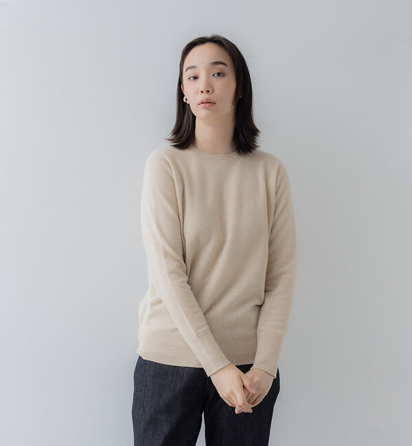 collex「ウルグアイウールプルオーバー」|ニット・セーター|ベージュ