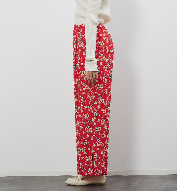 Rouge vif「フレンチフラワープリントワイドパンツ」|その他|