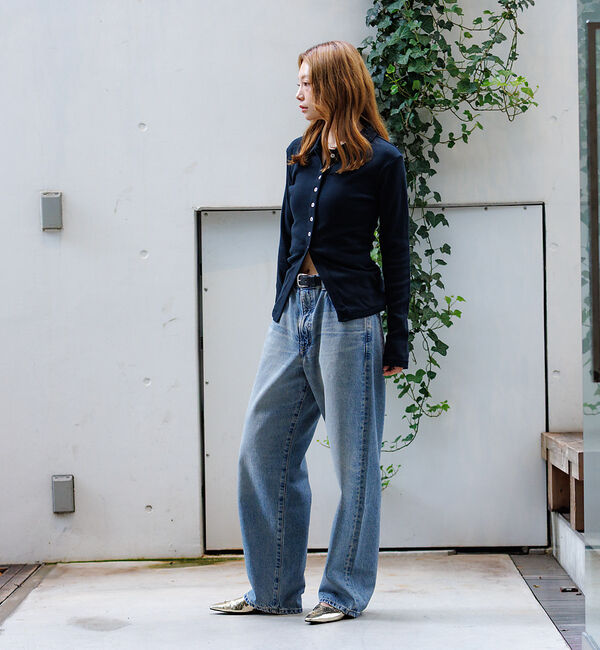 Rouge vif「【Robert P.Miller / ロバートピーミラー】パネルリブカーディガン」|カーディガン|