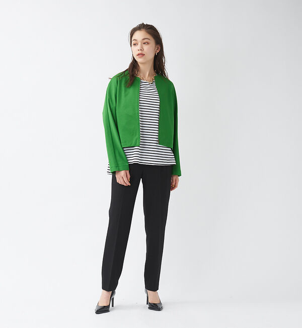 qualite「【セットアップ対応】スラブシャークスキンハイウエストパンツ」|その他|