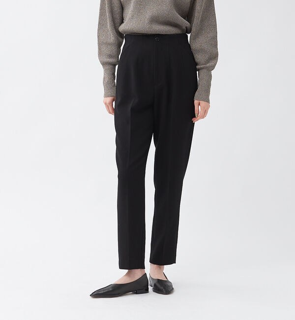 qualite「【セットアップ対応】スラブシャークスキンハイウエストパンツ」|その他|