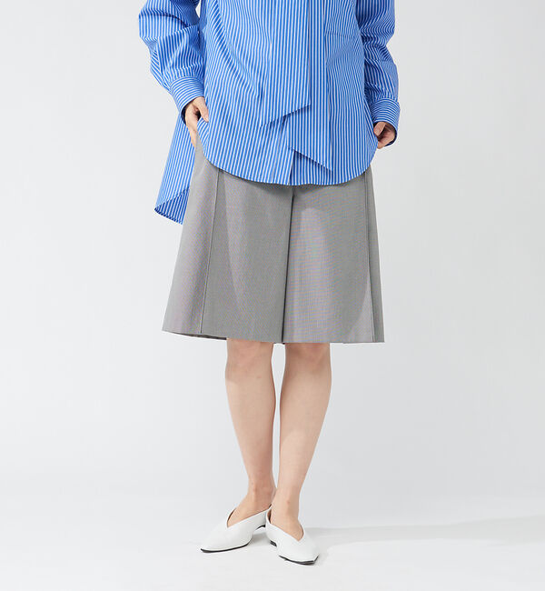 qualite「シャンブレーハーフパンツ」|その他|ブラック