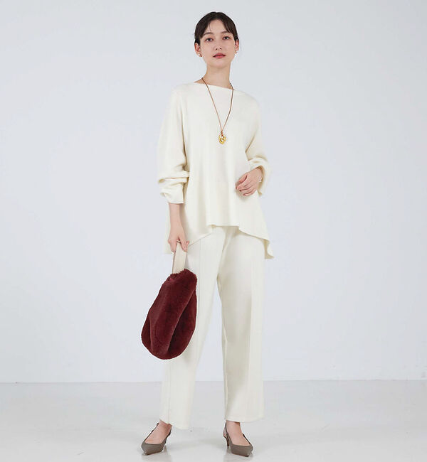 qualite「【セットアップ対応】ハイゲージウールニットパンツ」|その他|