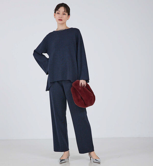 qualite「【セットアップ対応】ハイゲージウールニットパンツ」|その他|