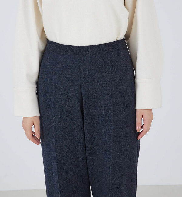 qualite「【セットアップ対応】ハイゲージウールニットパンツ」|その他|