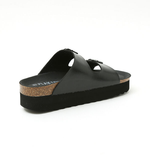 AU BANNISTER「●PLAKTON ダブルベルト厚底サンダル」|サンダル|