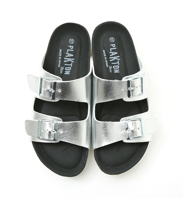 AU BANNISTER「●PLAKTON ダブルベルト厚底サンダル」|サンダル|