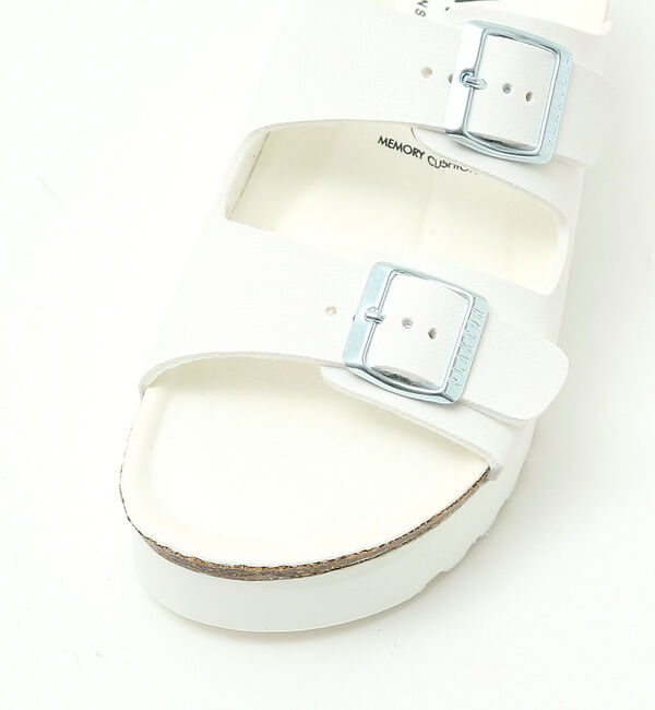 AU BANNISTER「●PLAKTON ダブルベルト厚底サンダル」|サンダル|