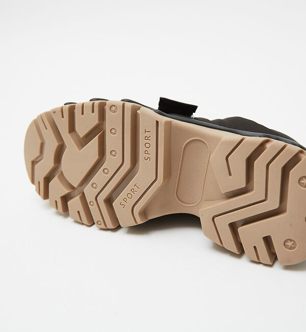 AU BANNISTER「【LAROUTE】キルティングファースニーカー」|スニーカー|