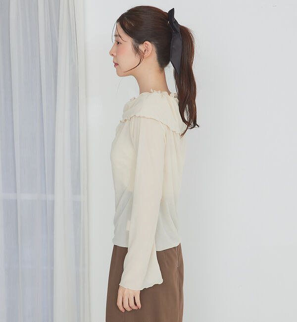 SELFIST「フリルオフショルシアーカットソー」|Tシャツ・カットソー|