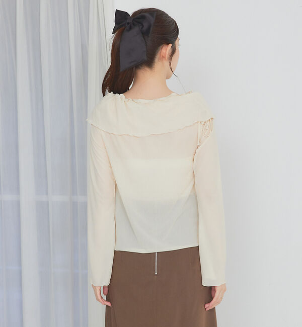 SELFIST「フリルオフショルシアーカットソー」|Tシャツ・カットソー|