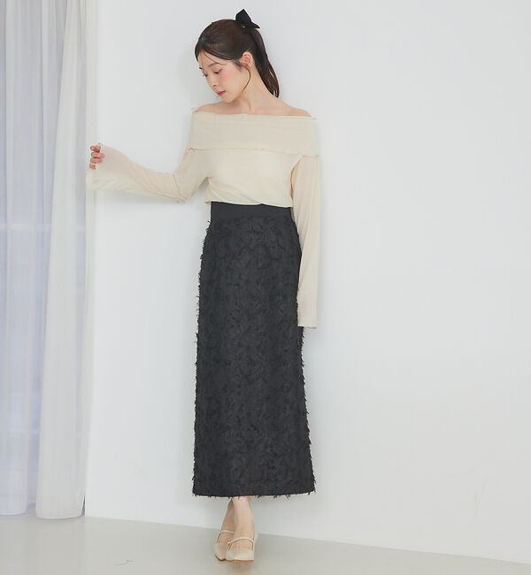 SELFIST「フリルオフショルシアーカットソー」|Tシャツ・カットソー|