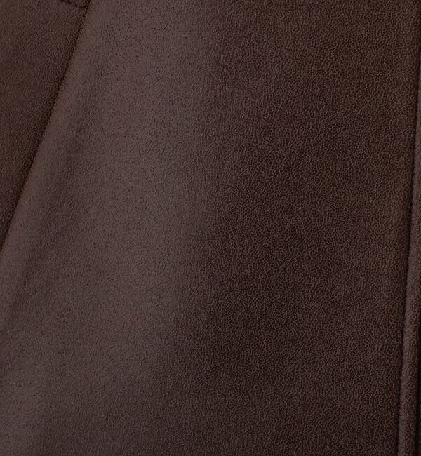 abahouse mavie「ソフトレザーライクジップブルゾン」|ブルゾン・スタジャン|