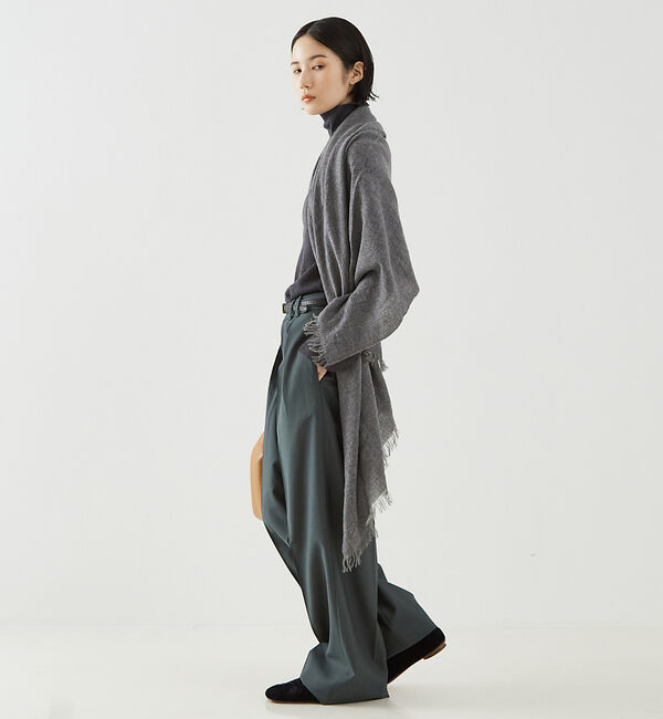 The Store by C' 「【ROHE】Wide Leg Double Pleated Trousers／ワ」|その他|