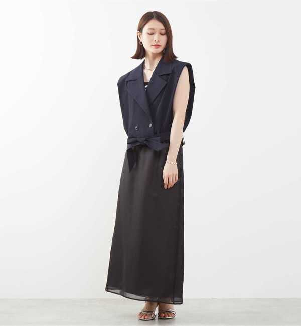 Soffitto「2WAYストレッチノースリーブブルゾン」|ブルゾン・スタジャン|