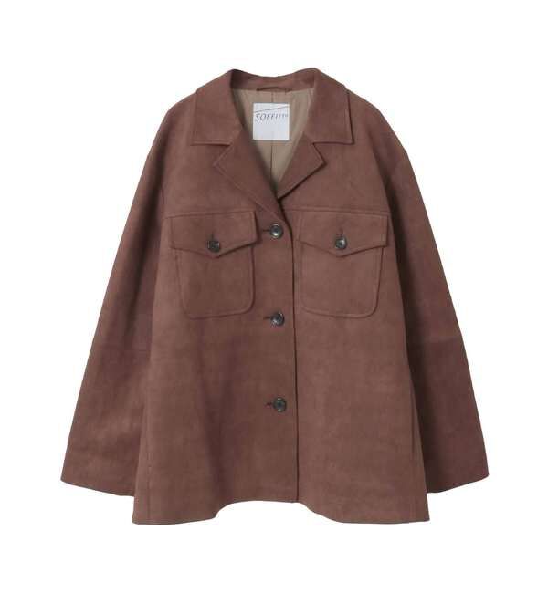 SOFFITTO「スウェード調ブルゾン」|ブルゾン・スタジャン|