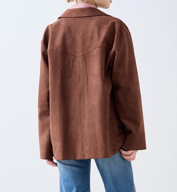 SOFFITTO「スウェード調ブルゾン」|ブルゾン・スタジャン|