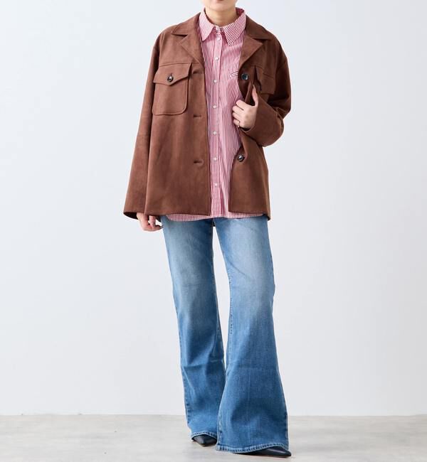 SOFFITTO「スウェード調ブルゾン」|ブルゾン・スタジャン|