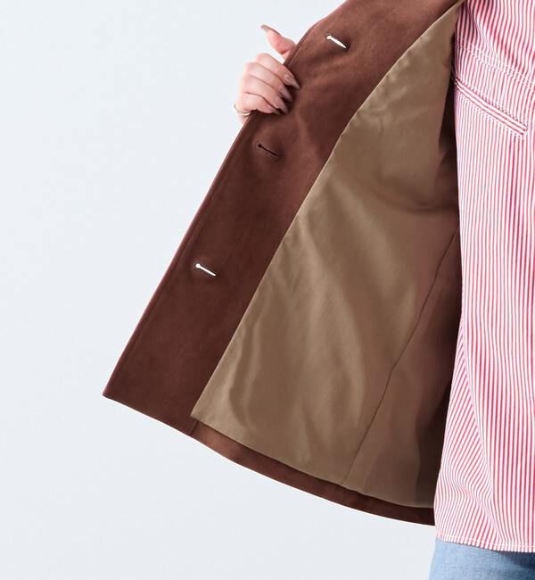 SOFFITTO「スウェード調ブルゾン」|ブルゾン・スタジャン|