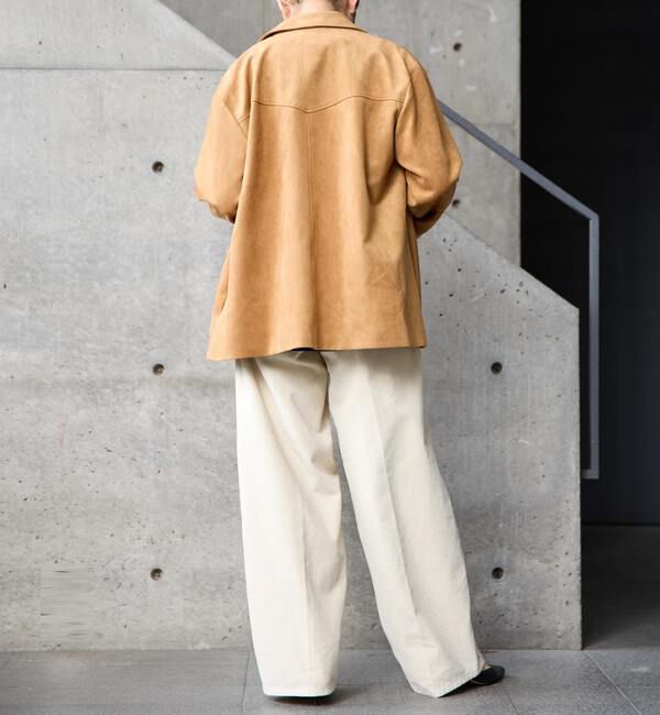 SOFFITTO「スウェード調ブルゾン」|ブルゾン・スタジャン|