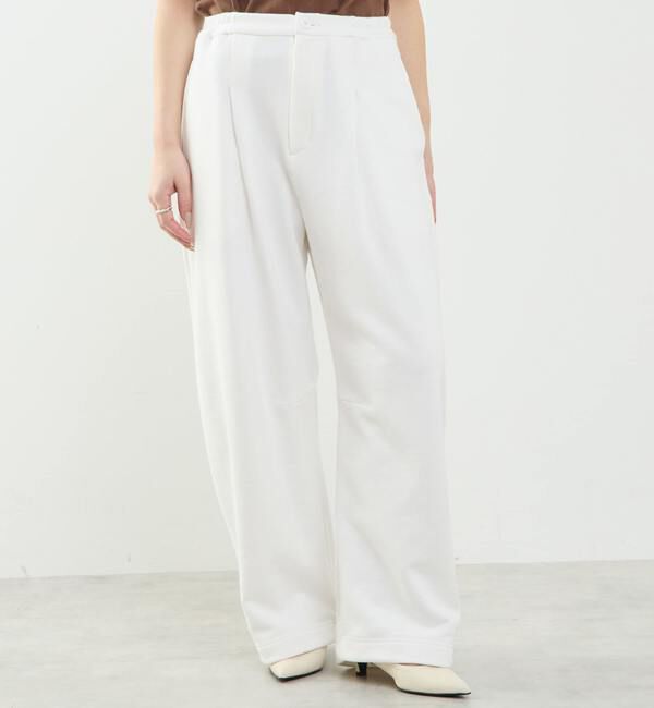 SOFFITTO「カーブシルエットスウェットパンツ」|その他|オフホワイト