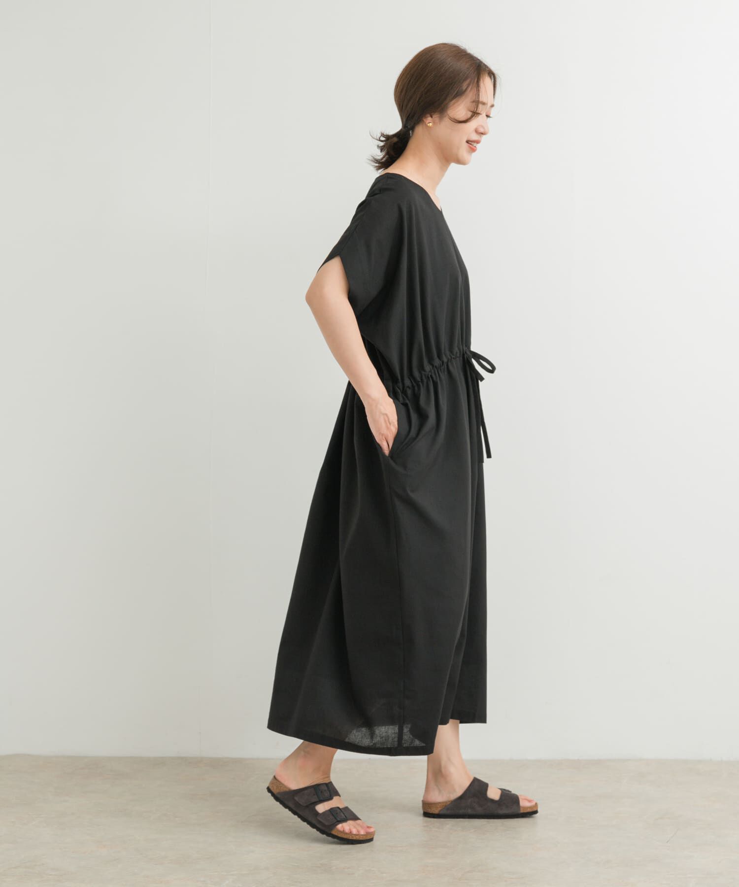 URBAN RESEARCH DOORS「『WEB/一部店舗限定ｻｲｽﾞ』『UR TECH 高機能ﾘﾈﾝ』ｳｴｽﾄｷﾞｬｻﾞ 」|ワンピース|