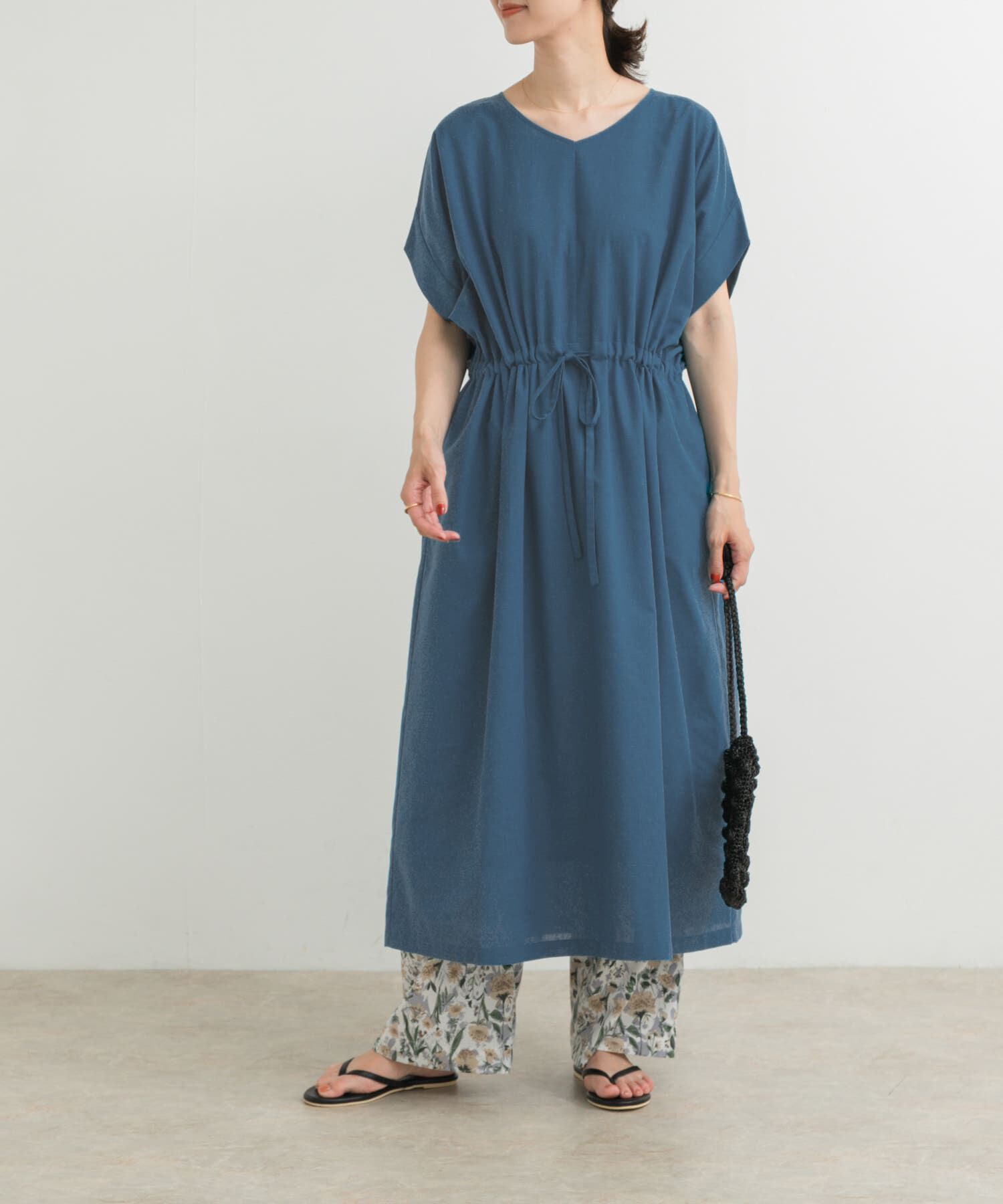 URBAN RESEARCH DOORS「『WEB/一部店舗限定ｻｲｽﾞ』『UR TECH 高機能ﾘﾈﾝ』ｳｴｽﾄｷﾞｬｻﾞ 」|ワンピース|