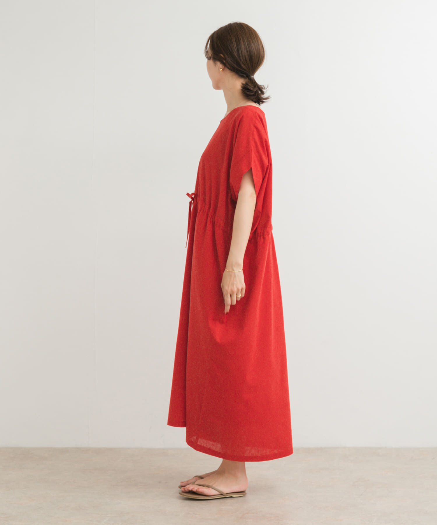 URBAN RESEARCH DOORS「『WEB/一部店舗限定ｻｲｽﾞ』『UR TECH 高機能ﾘﾈﾝ』ｳｴｽﾄｷﾞｬｻﾞ 」|ワンピース|