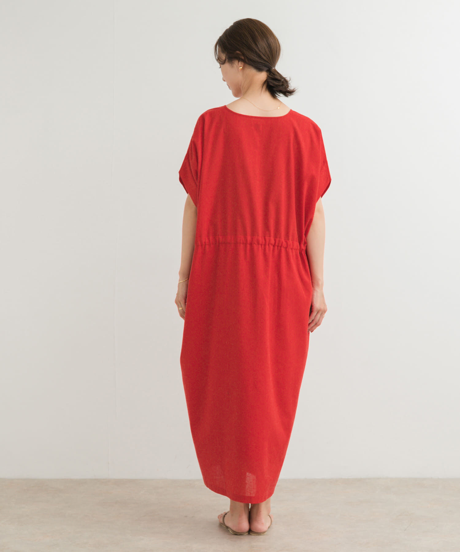 URBAN RESEARCH DOORS「『WEB/一部店舗限定ｻｲｽﾞ』『UR TECH 高機能ﾘﾈﾝ』ｳｴｽﾄｷﾞｬｻﾞ 」|ワンピース|