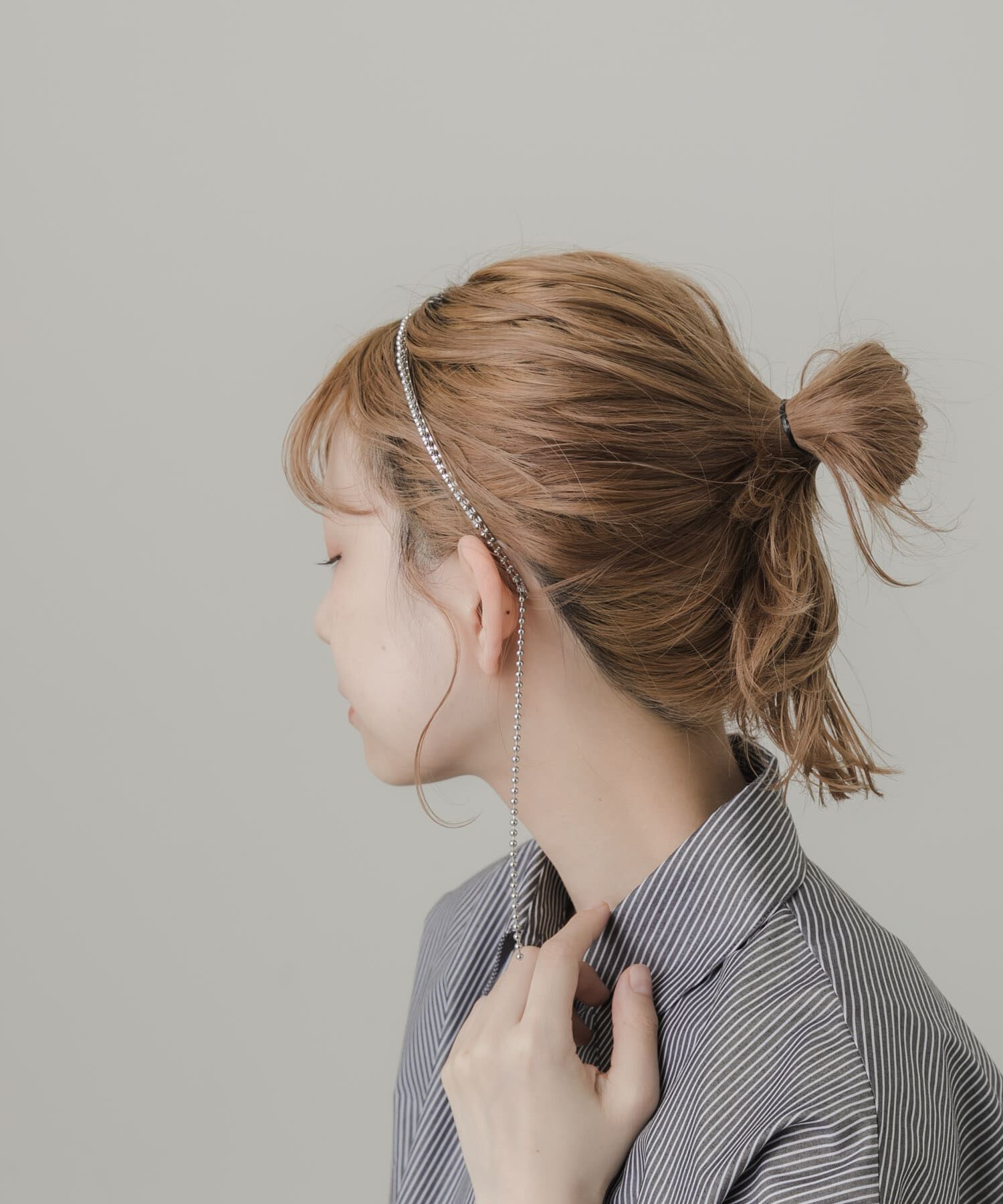 SMELLY「サイドロングボールチェーンカチューシャ」|カチューシャ|