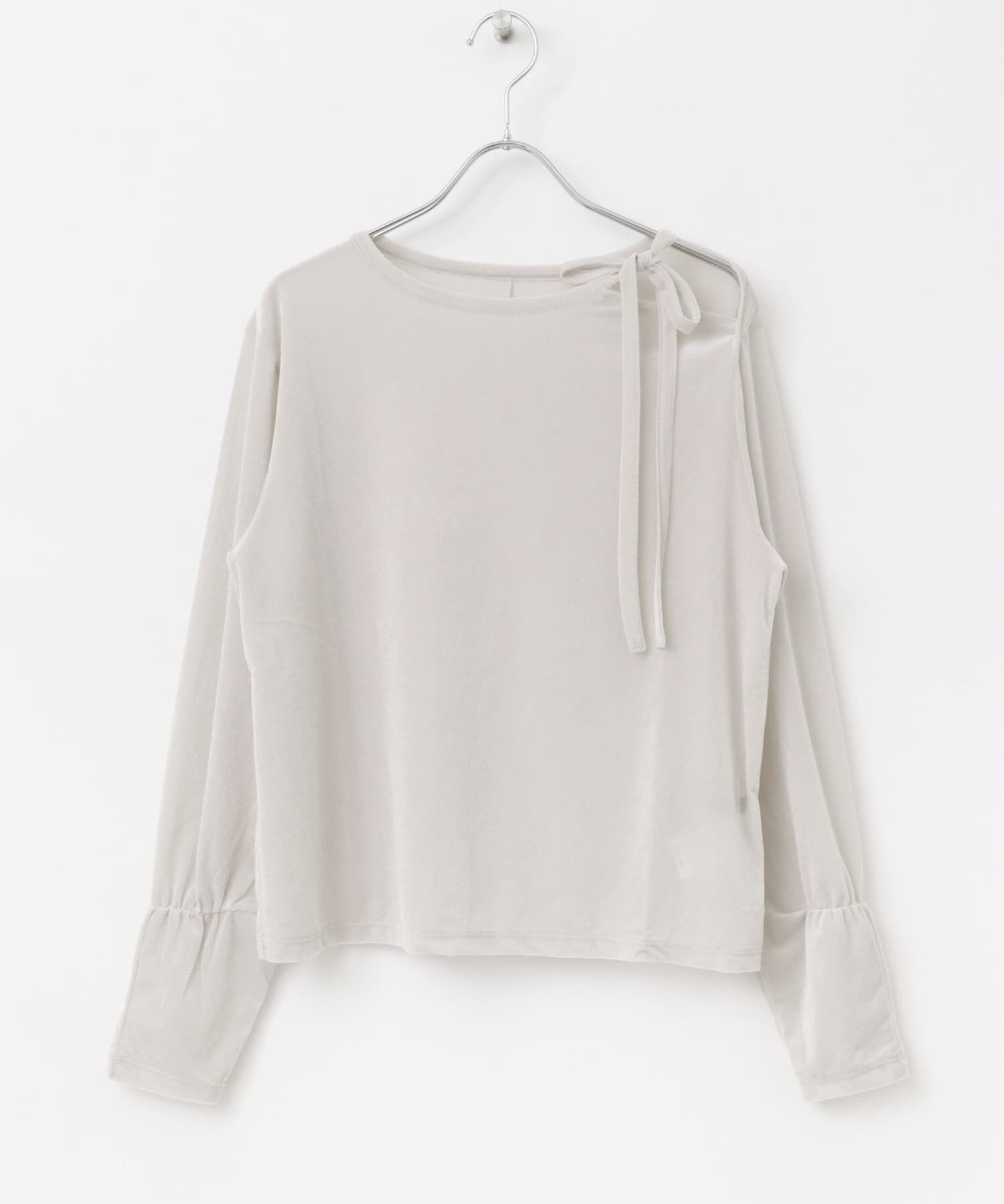 URBAN RESEARCH ROSSO「シアーベロアスリットデザインカットソー」|Tシャツ・カットソー|