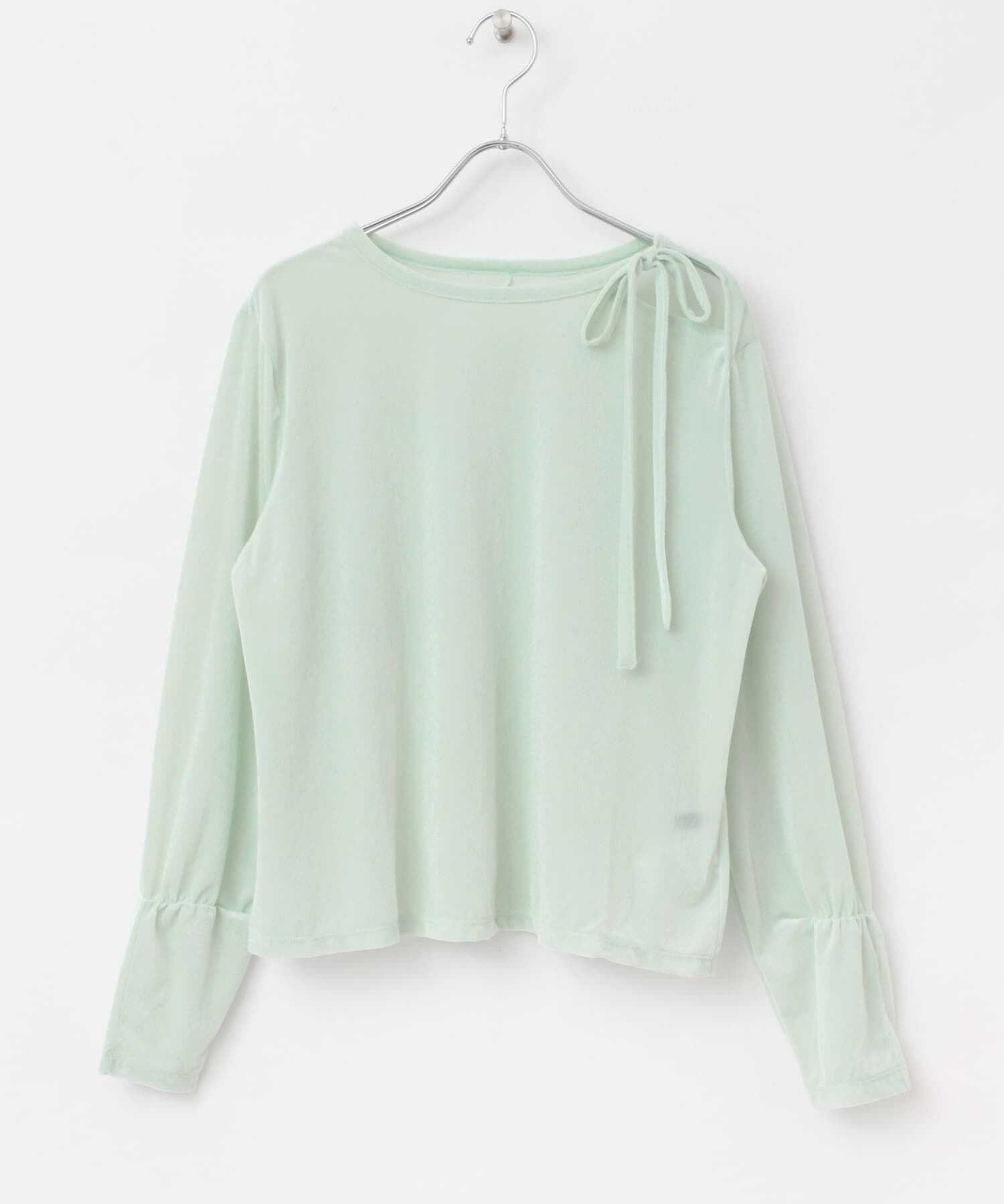 URBAN RESEARCH ROSSO「シアーベロアスリットデザインカットソー」|Tシャツ・カットソー|