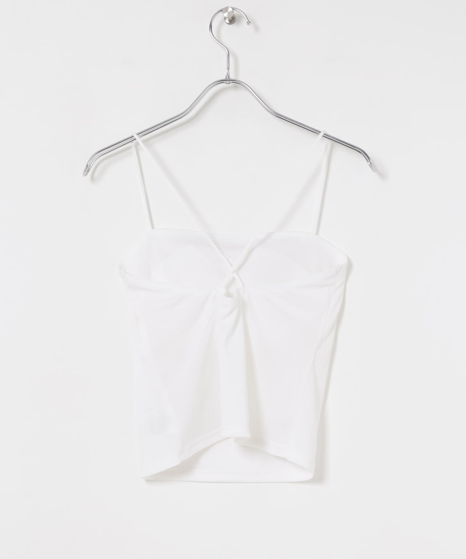 URBAN RESEARCH「『MADE IN JAPAN』 アセテートカップ付きショート丈キャミソール」|キャミソール|