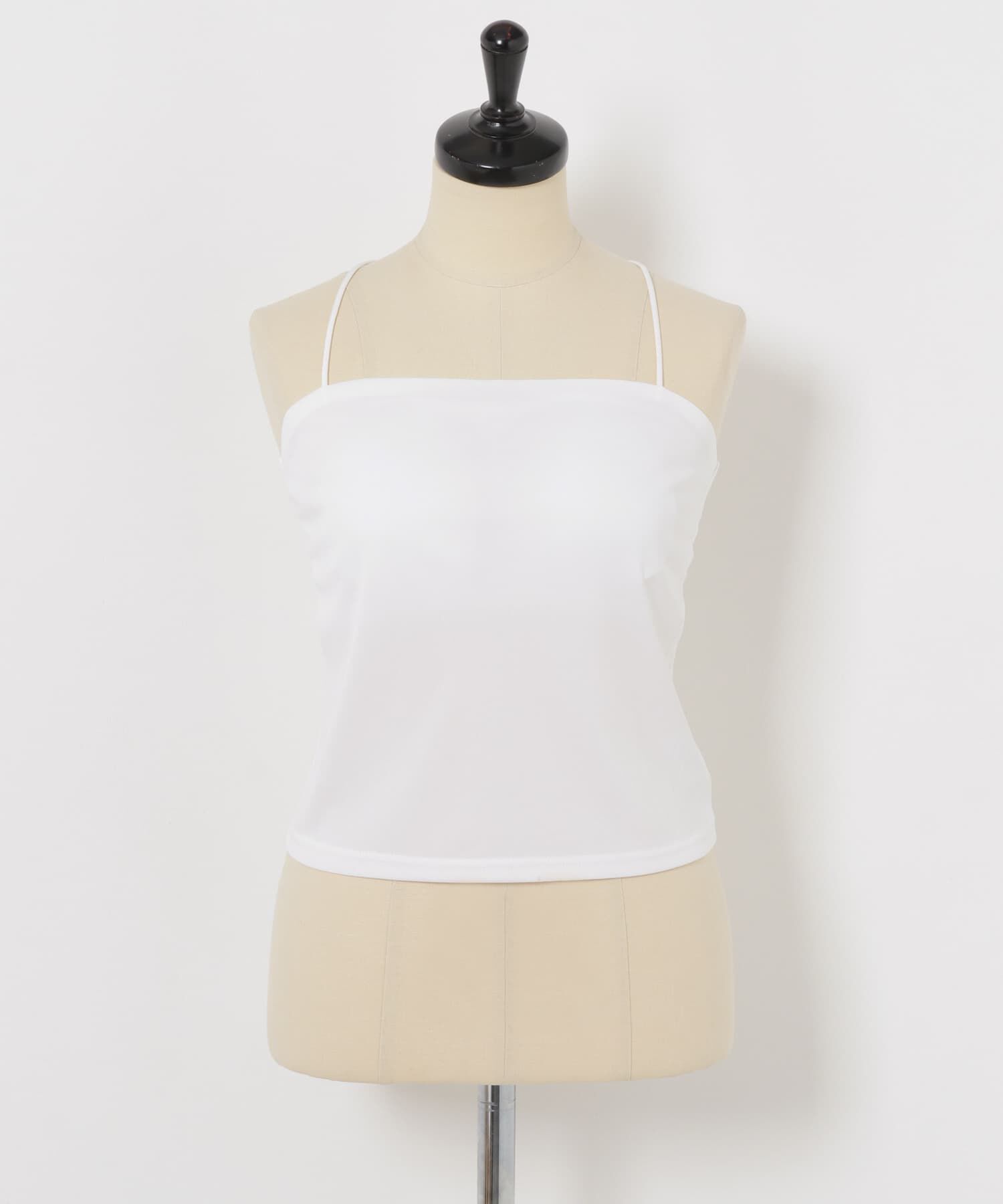 URBAN RESEARCH「『MADE IN JAPAN』 アセテートカップ付きショート丈キャミソール」|キャミソール|