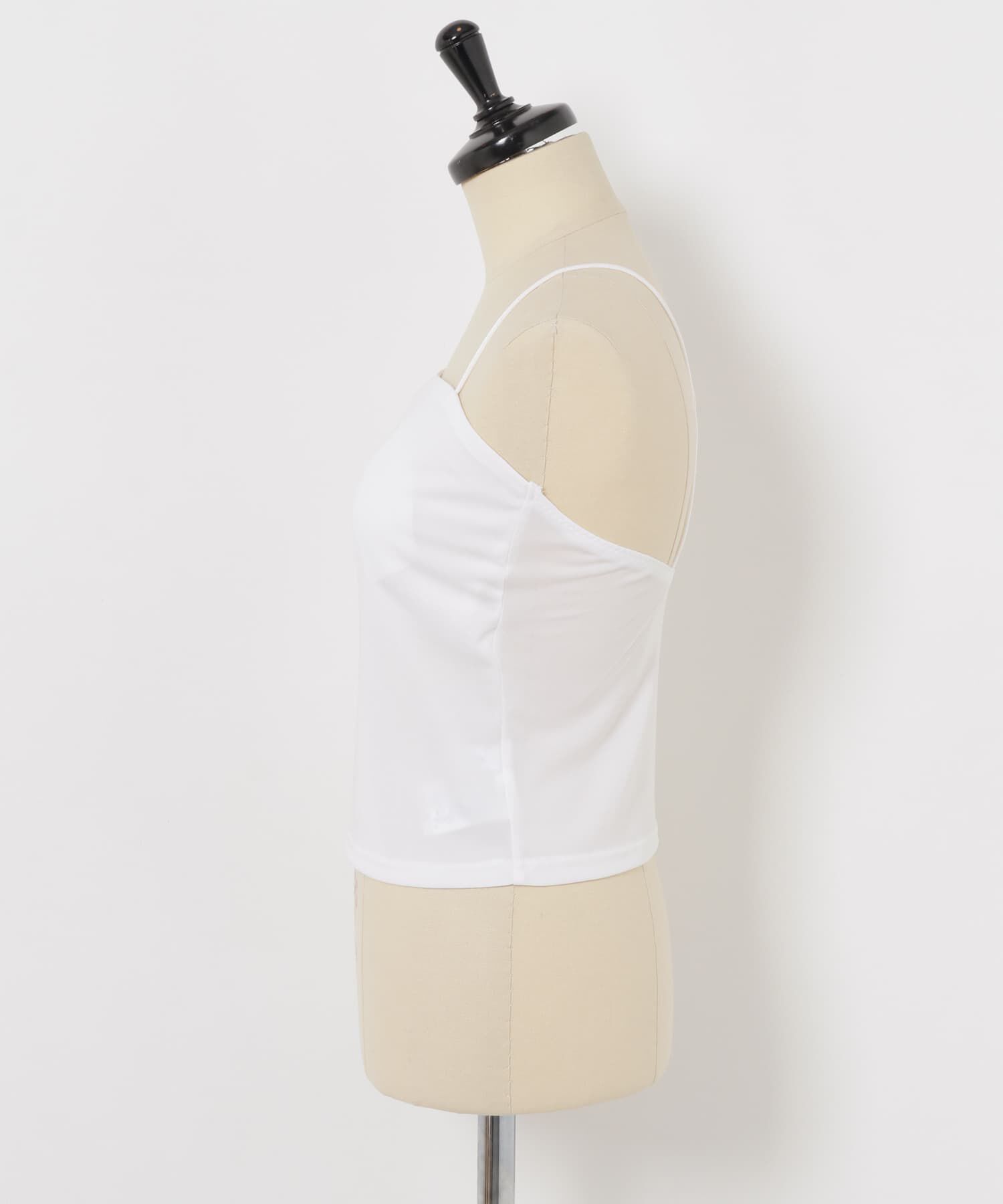 URBAN RESEARCH「『MADE IN JAPAN』 アセテートカップ付きショート丈キャミソール」|キャミソール|