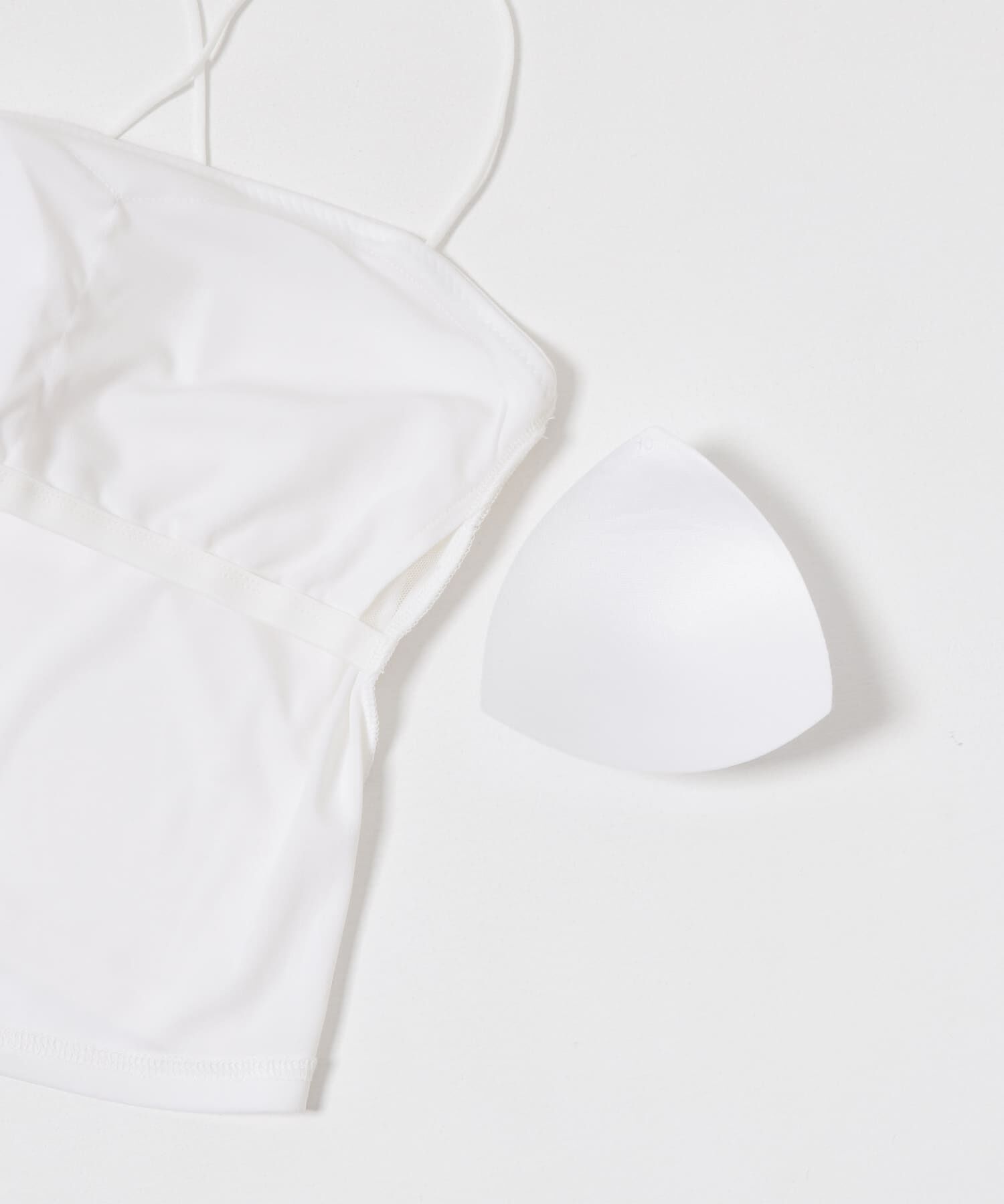 URBAN RESEARCH「『MADE IN JAPAN』 アセテートカップ付きショート丈キャミソール」|キャミソール|