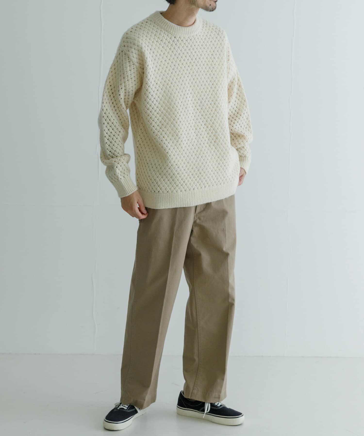 URBAN RESEARCH「ウールアクリルメッシュニット」|ニット・セーター|