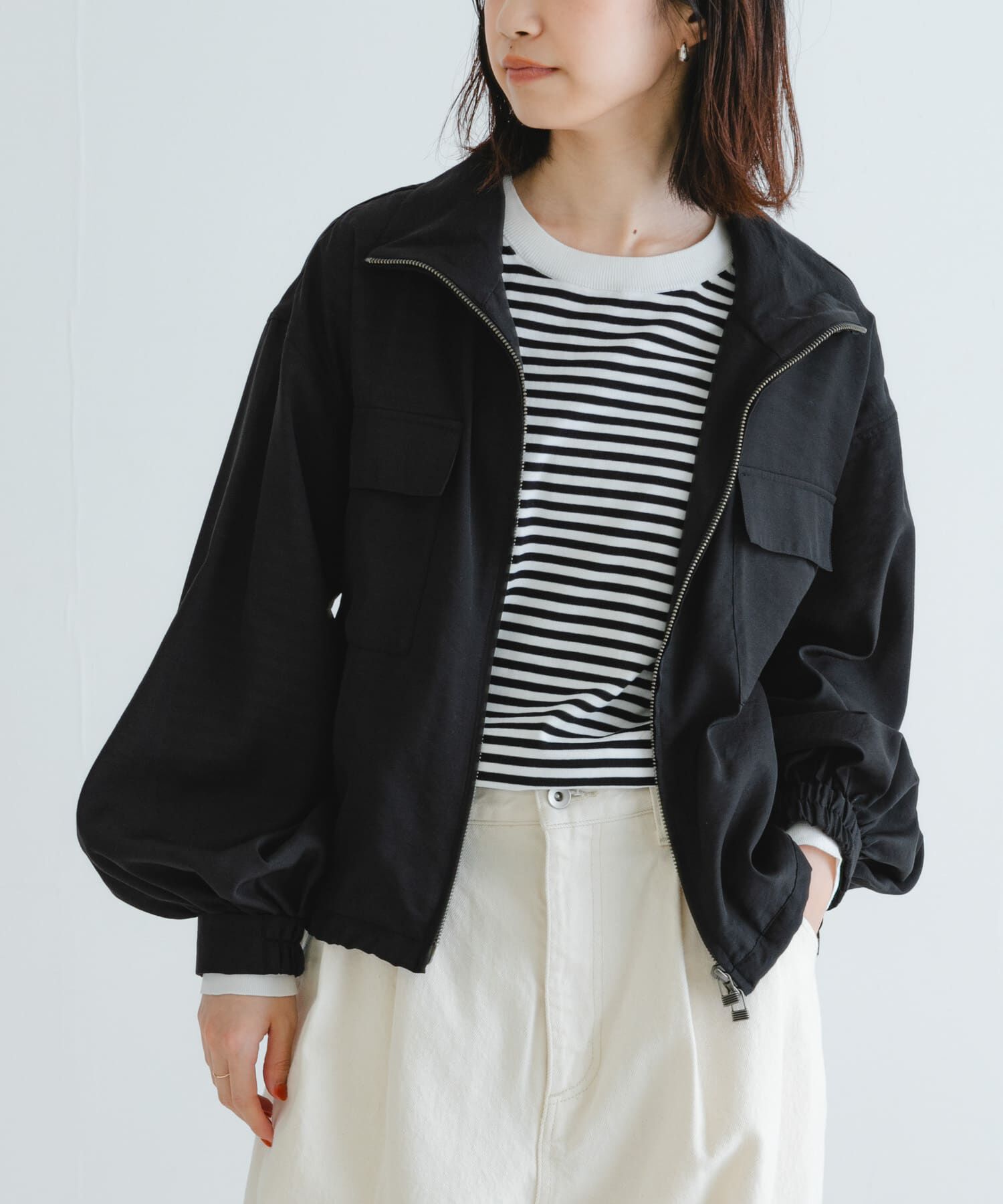 URBAN RESEARCH「シアージップブルゾン」|ブルゾン・スタジャン|