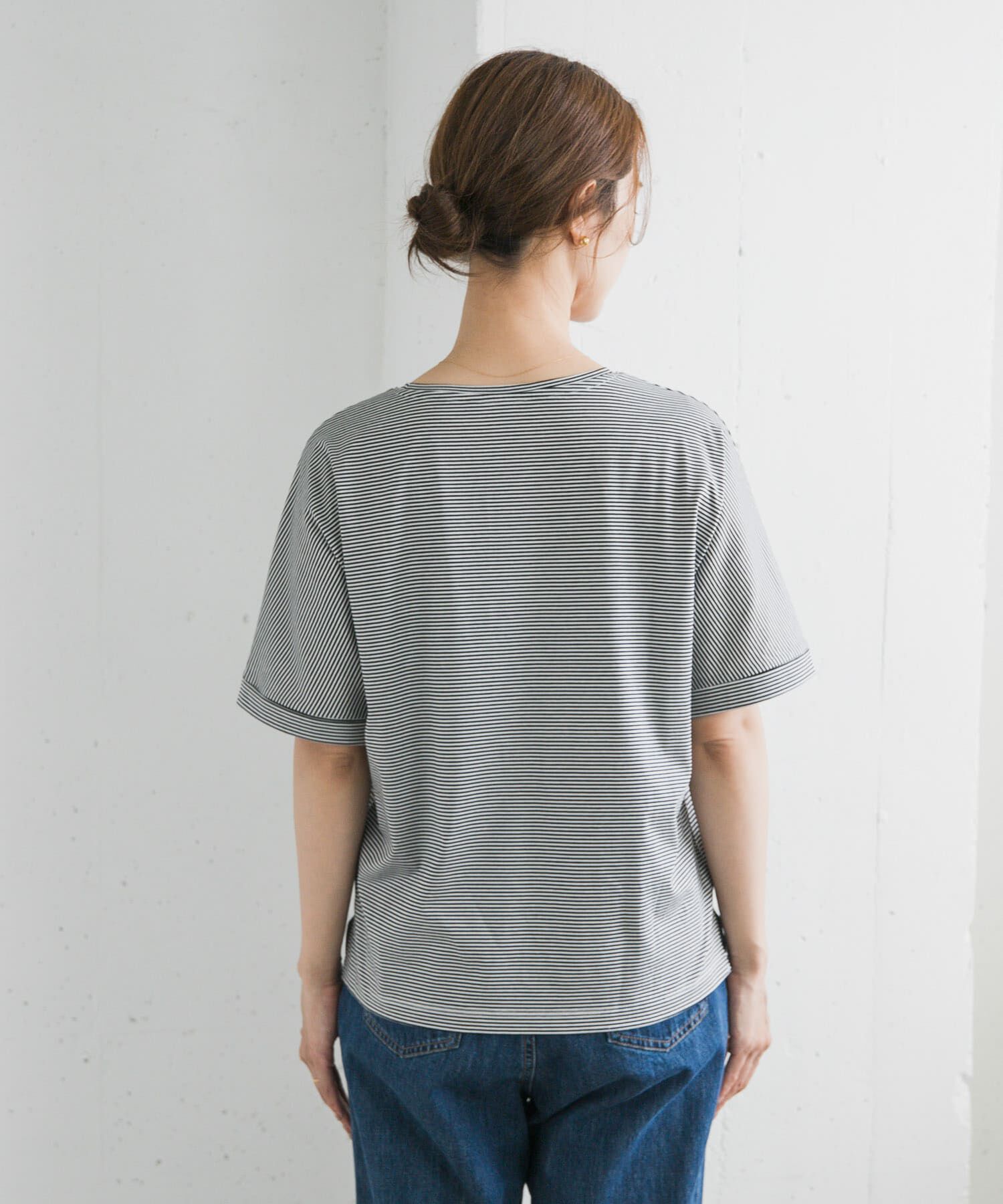 URBAN RESEARCH DOORS「『UVｶｯﾄ/接触冷感 /ﾏｼﾝｳｫｯｼｬﾌﾞﾙ』ｼﾙｷｰｺｯﾄﾝﾛｰﾙ  」|Tシャツ・カットソー|