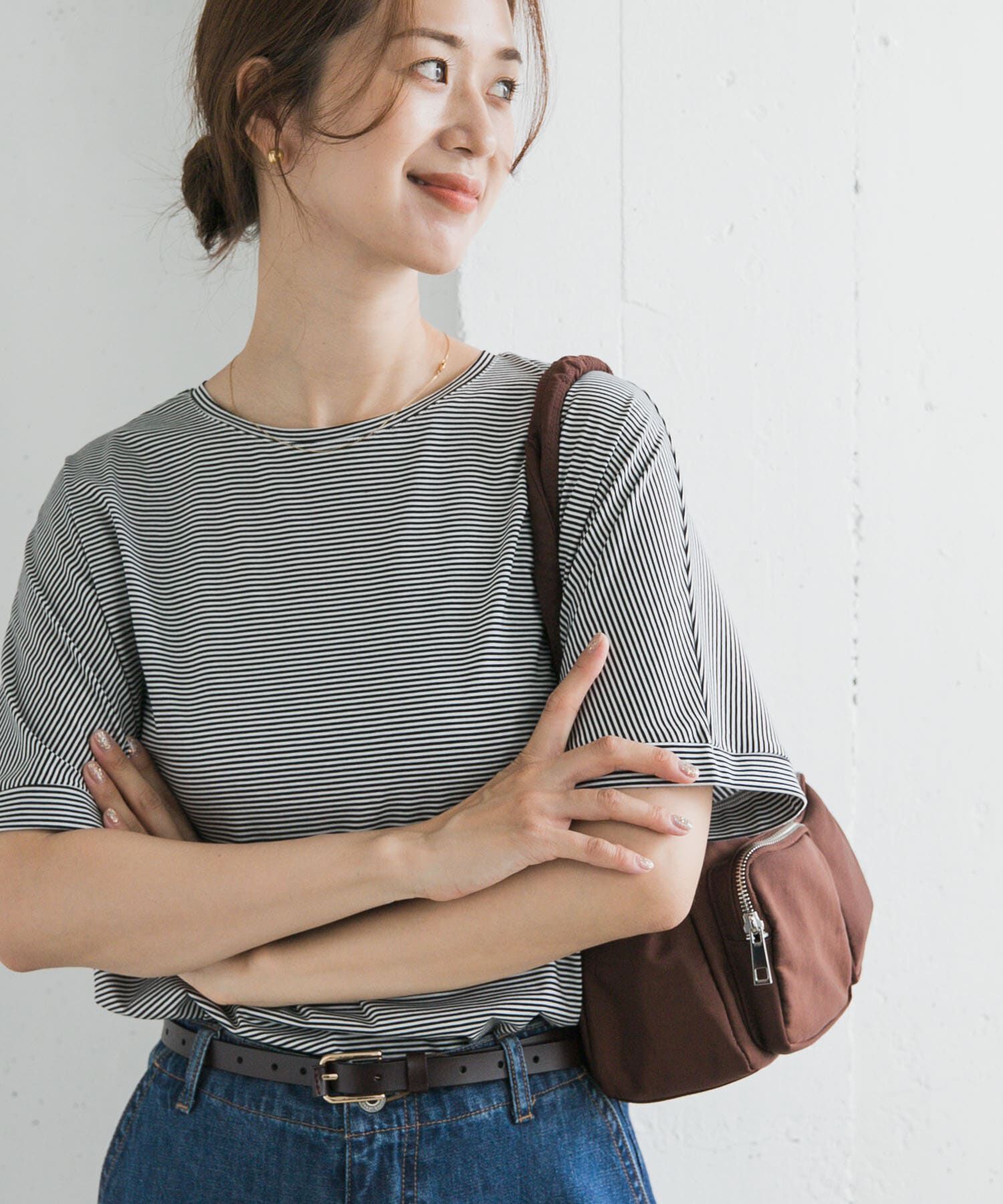 URBAN RESEARCH DOORS「『UVｶｯﾄ/接触冷感 /ﾏｼﾝｳｫｯｼｬﾌﾞﾙ』ｼﾙｷｰｺｯﾄﾝﾛｰﾙ  」|Tシャツ・カットソー|