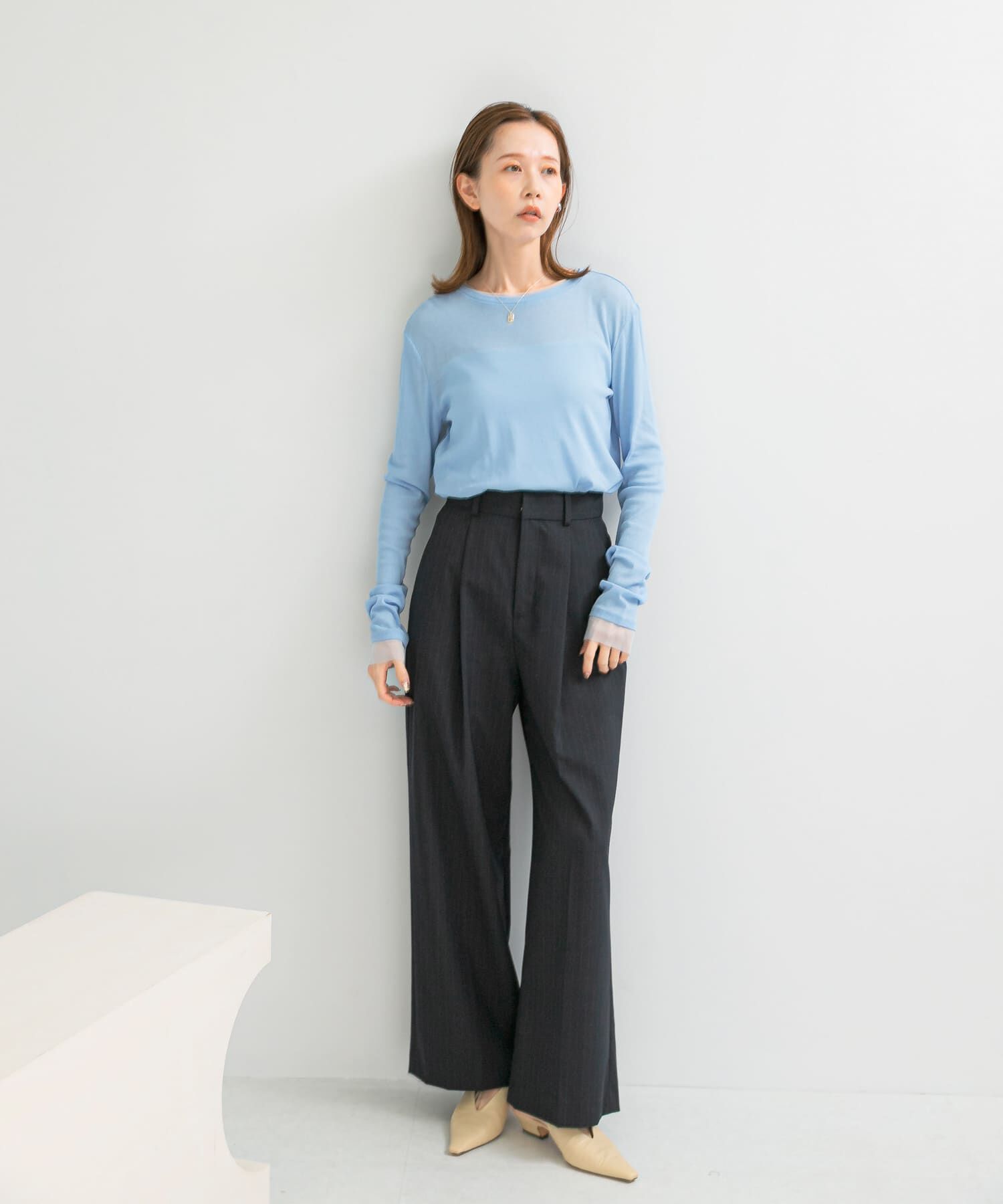 URBAN RESEARCH ROSSO「シアードッキングカットソー」|Tシャツ・カットソー|