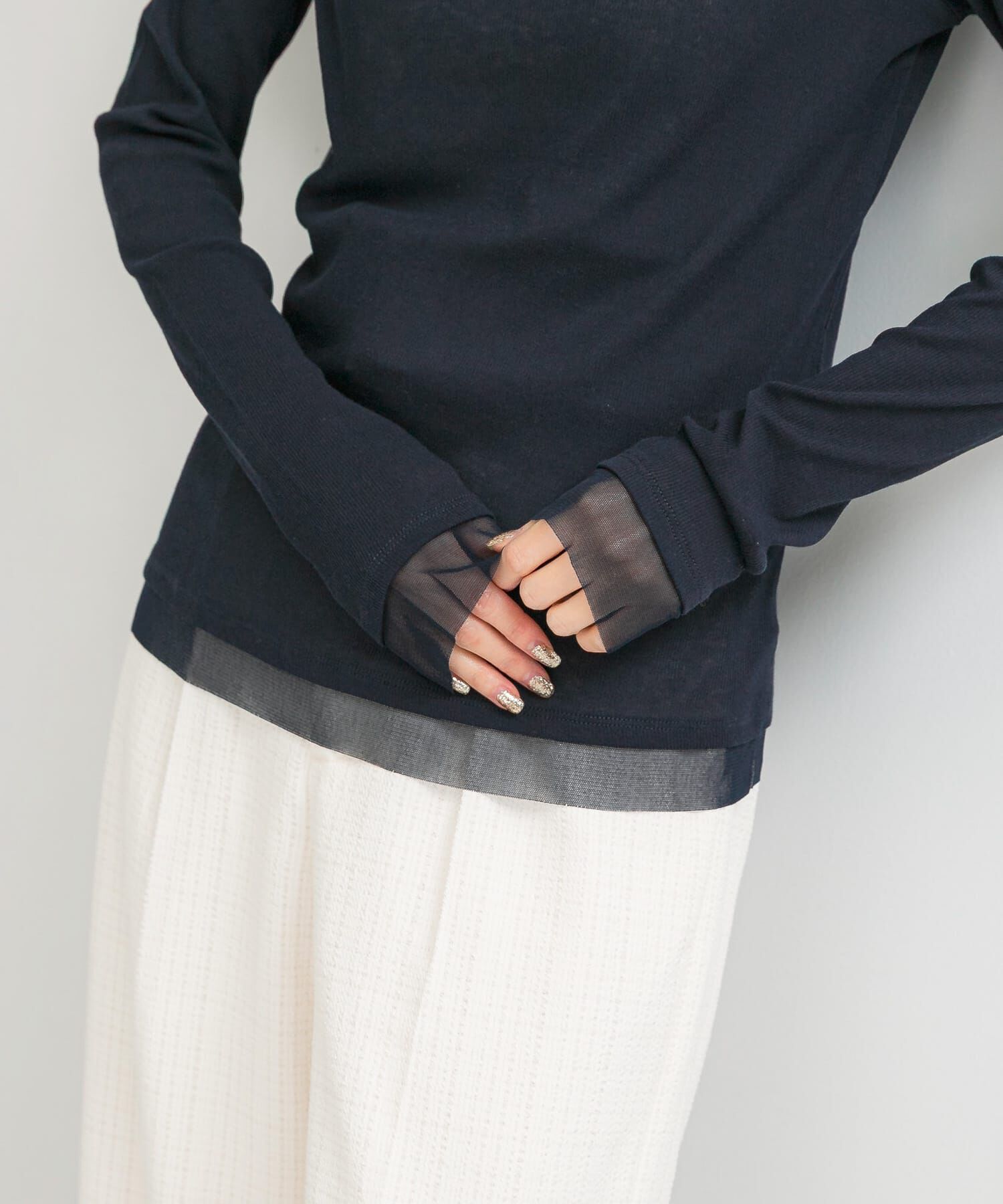 URBAN RESEARCH ROSSO「シアードッキングカットソー」|Tシャツ・カットソー|