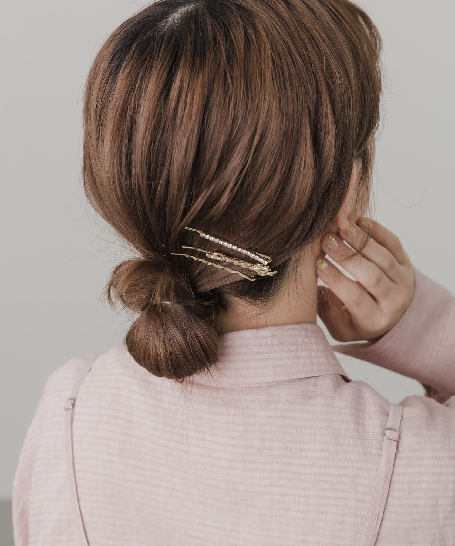 SMELLY「3セットロゴヘアピン」|その他|