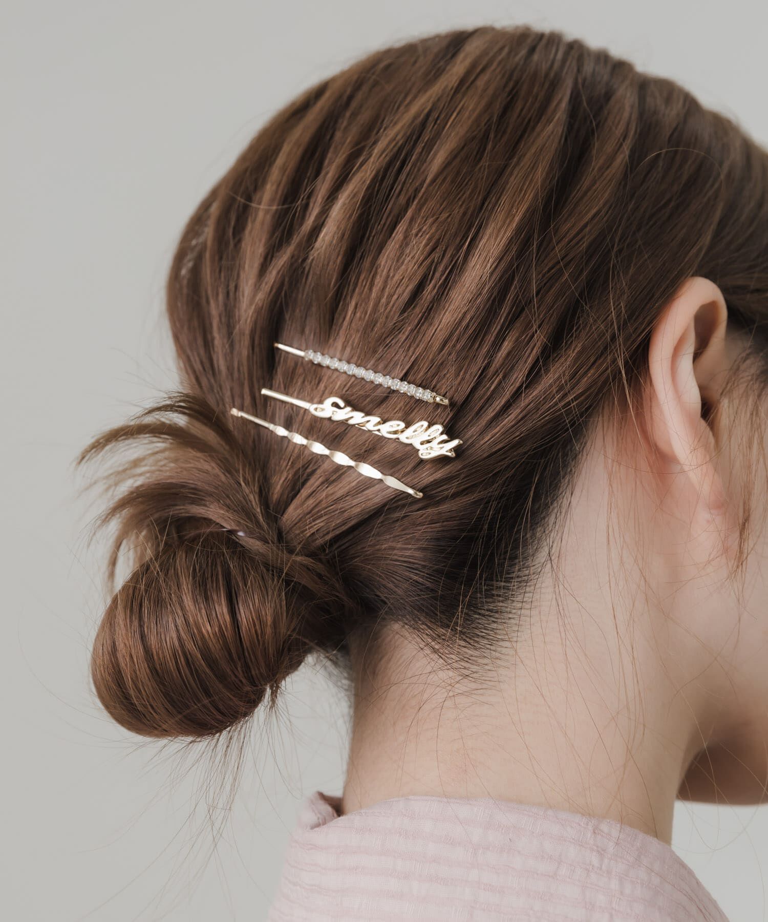 SMELLY「3セットロゴヘアピン」|その他|