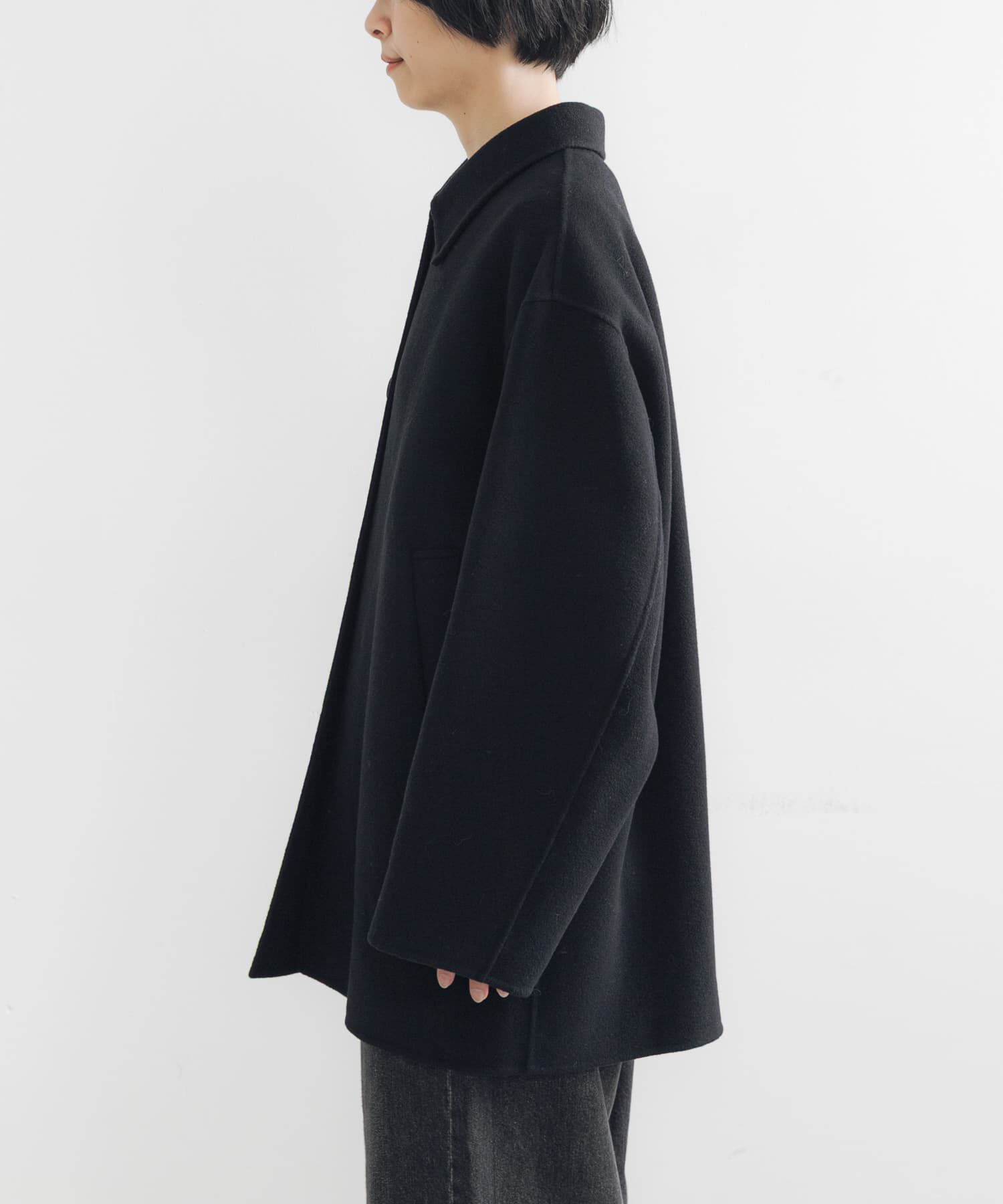 スーパー140ステンカラーリバーミドルコート（URBAN RESEARCH