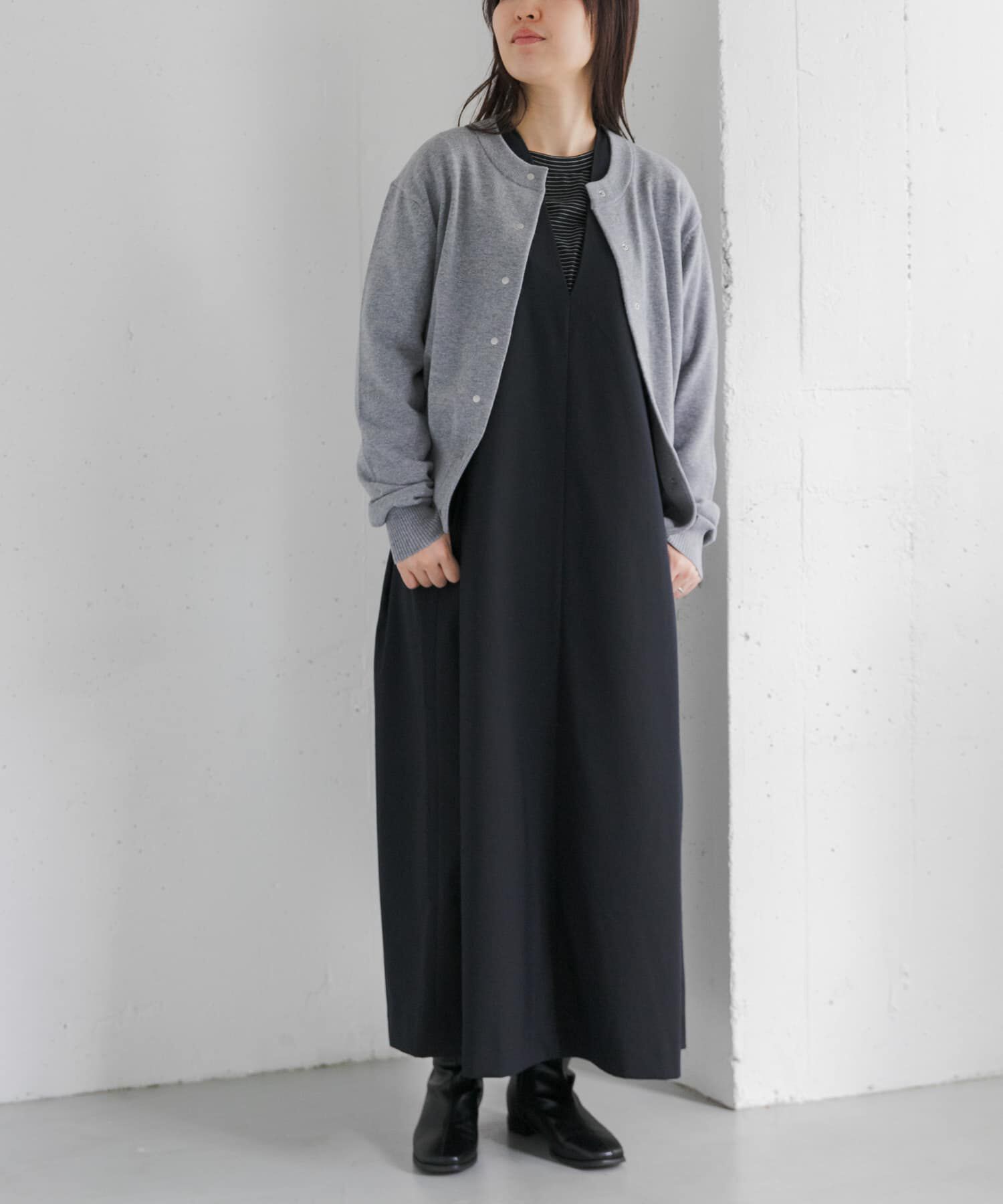 URBAN RESEARCH DOORS「FORK&SPOON　ミラージュクルーネックニットカーディガン」|カーディガン|