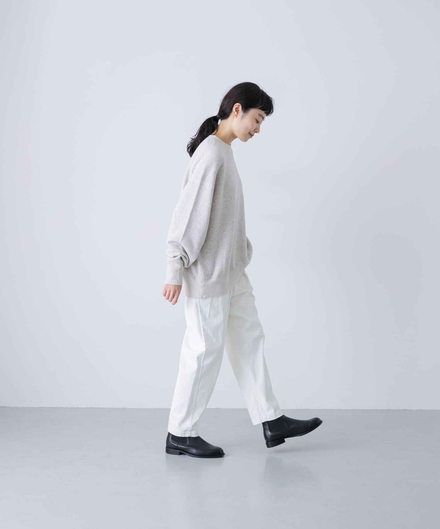 コットンリヨセルスウェットプルオーバー（かぐれ）｜ルミネの