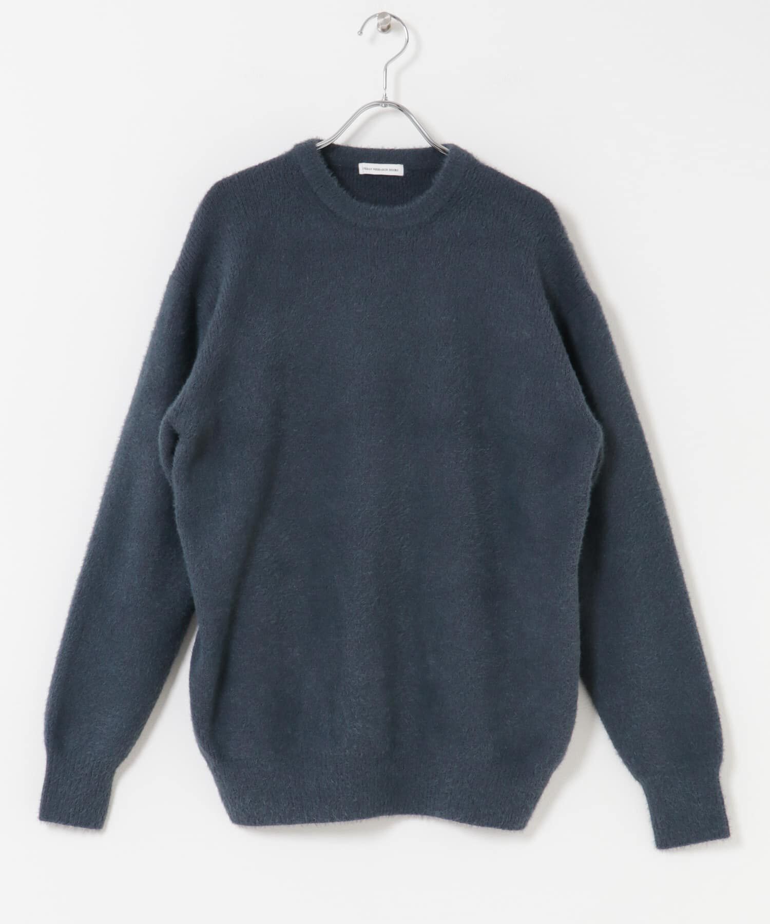 URBAN RESEARCH DOORS「メランジシャギー クルーネックニット」|ニット・セーター|